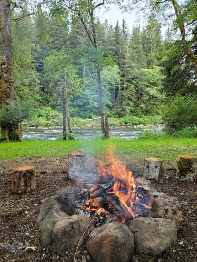 A Relaxing Getaway-A Backwoods Cabin Solduc River Beaver Exterior foto